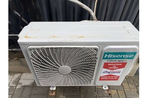Чистка 2-х кондиционеров Hisense в пригороде Умань. 